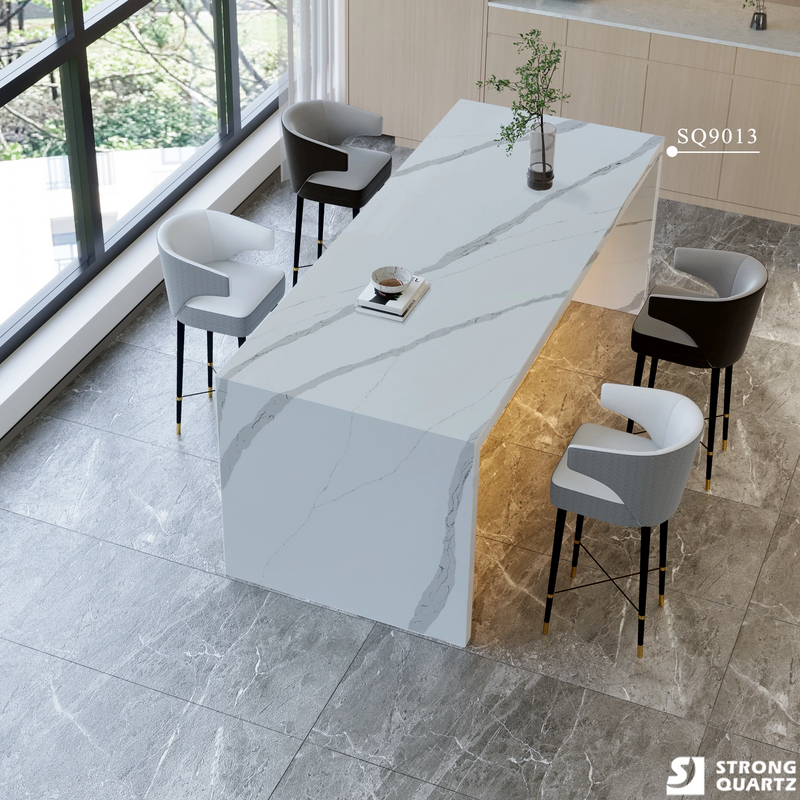 12/15/20/30mm Artificial Quartz Stone Slab for Project from China Supplier