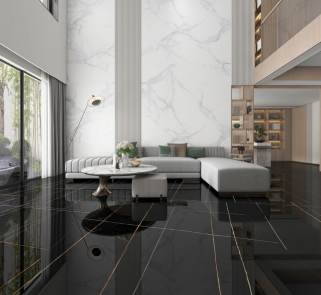 Big Size Eco-friendly Fireplace Sintered Stone