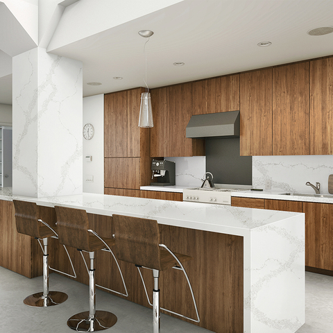 China Supplier Artificial Quartz Stone Slabs For Kitchen Tops