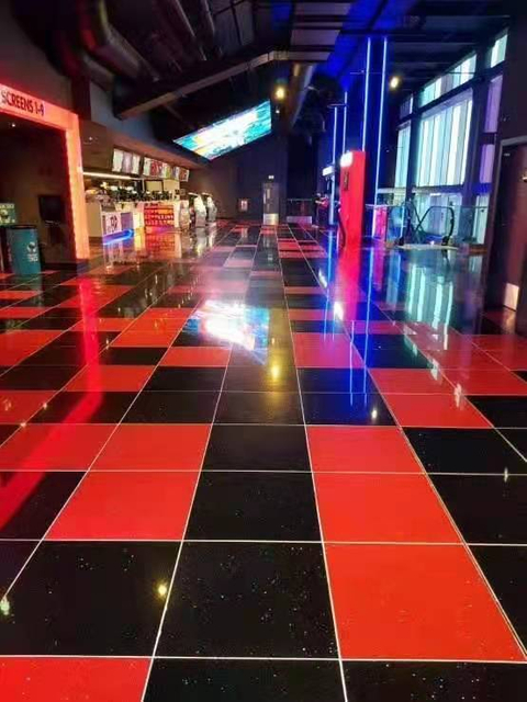 Heat Resistance Supplier 20mm Thickness Sparkle Red Engineered Stone For Floor Tile