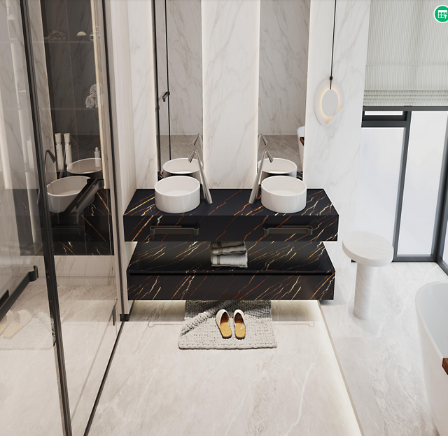 3200x1600x12mm Heat Resistant Background wall Sintered Stone