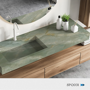 Foshan 3D Printed Quartz Stone Full Body White/Black/Gold/Grey Veins for Kitchen Countertop/Bathroom Vanity/Dining Table/Coffee Counter Eco-friendly