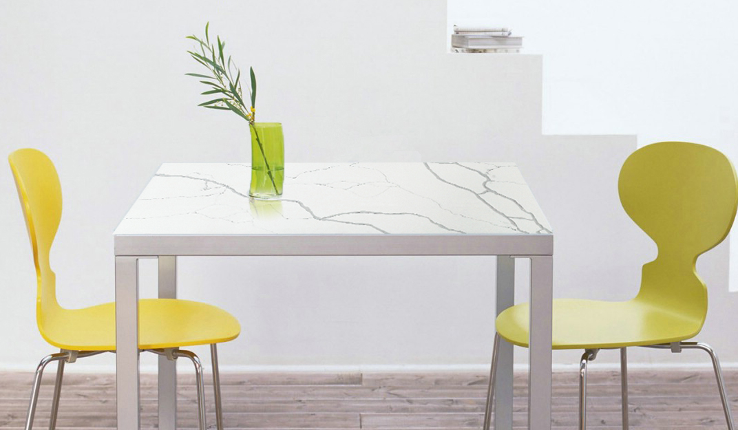 Distributor Reviews Engineered Stone For Dining Table
