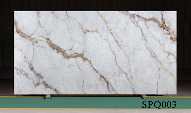 New Collection Artificial Marble Stone Printing Quartz Stone for Kitchen Countertop and Bathroom Vanity Top